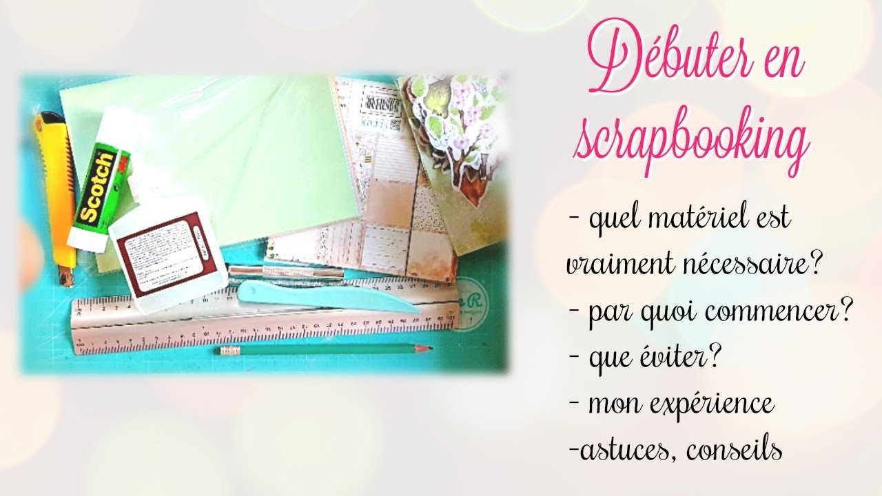 Scrapbooking  Comment démarrer le scrapbooking ? – Le blog Scrapmalin