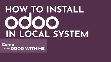 ODOO Installation in local system windows 10