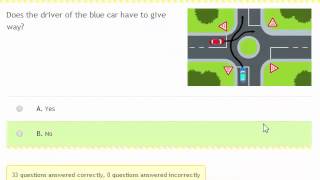 NZ Road Code Intersection Questions 24 46