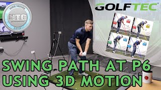 Swing Path using 3D motion at P6 | Golf Tips | Lesson 102 screenshot 3