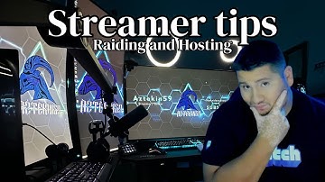 Raid / Host Tips for new or small streamers