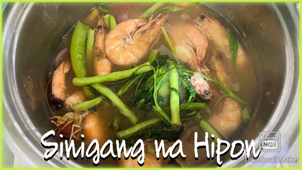 HOW TO COOK SINIGANG NA HIPON Panlasay Pinoy YouTube