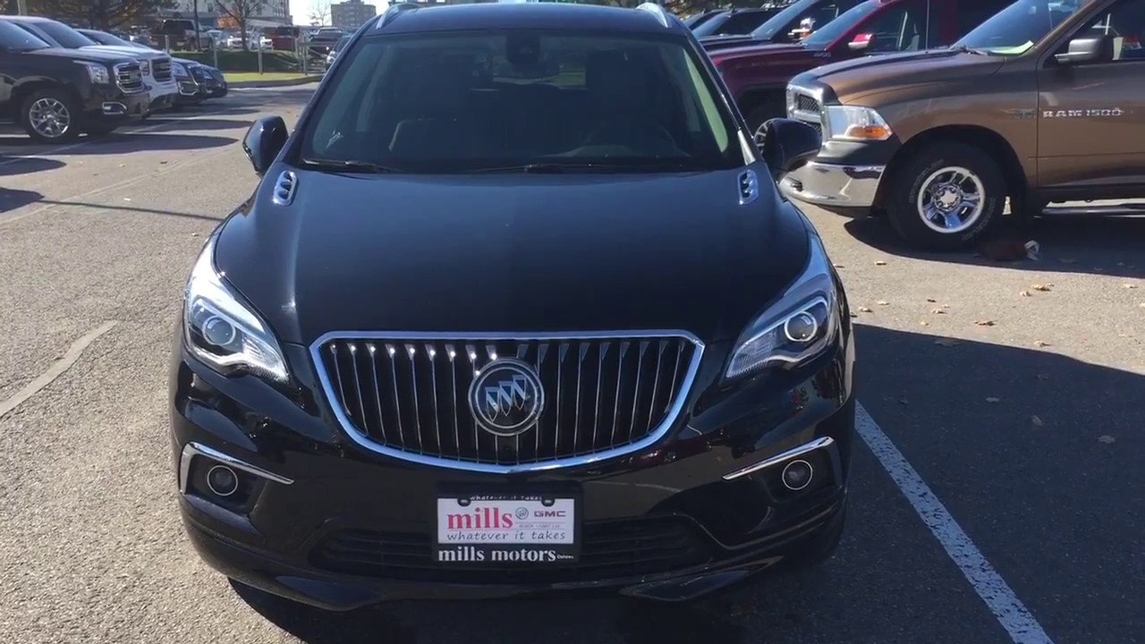 2016 Buick Envision Premium AWD Head Up Display Black Oshawa ON Stock