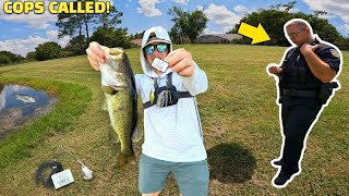 $1 Walmart Spinnerbait CHALLENGE! (Cops Called)