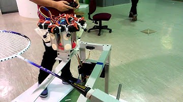 Hong Kong PolyU EIE Robocon2015 Red Shadow - Shuttlecock release system