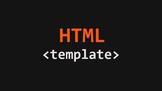 template Tag HTML Example No. 1