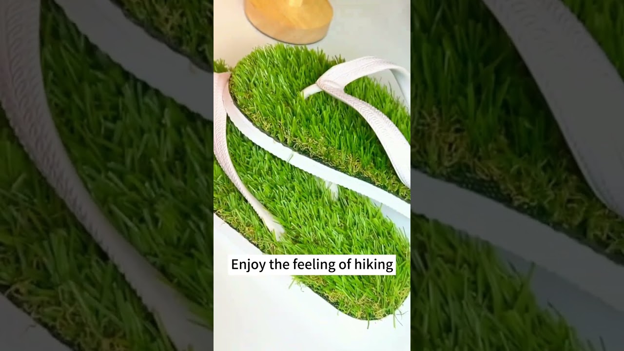 Walk on Nature's Bliss: Grass Slippers!