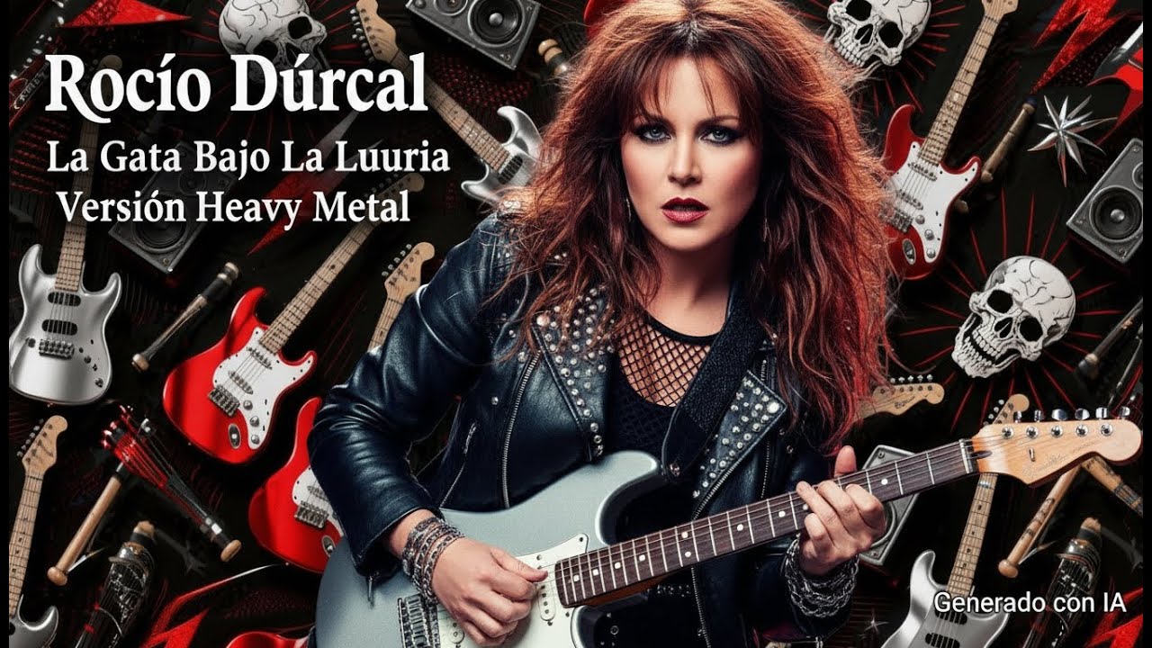 Rocío Dúrcal – La Gata Bajo La Lluvia | Cover IA Heavy Metal ochentero melancólico