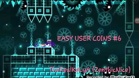 EASY USER COINS #6. Geometry Dash [2.0] Galaxy Purple by Zenthimega
