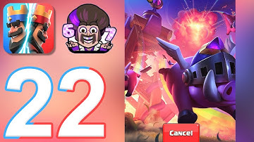 Clash Royale - Gameplay Walkthrough Part 22 - Royal Hogs Evo Draft (iOS, Android)