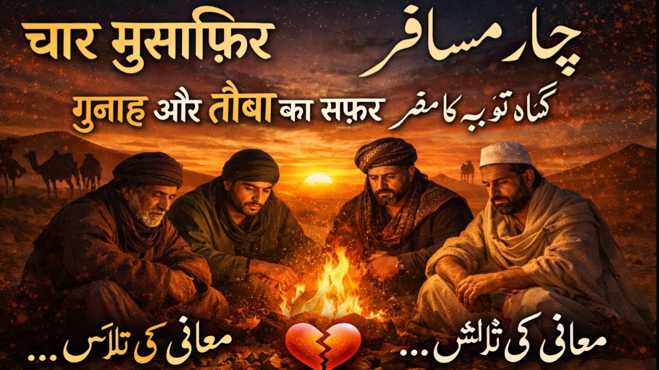 चार मुसाफ़िर और उनकी तक़दीर | माफ़ी तक का सफ़र چار مسافر اور ان کی تقدیر | پچھتاوے سے معافی تک کا 