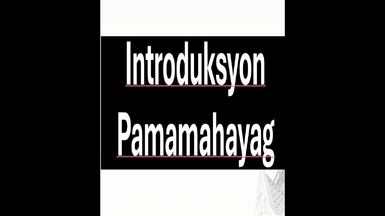 Worksyap sa Introduksyon sa Pamamahayag - YouTube
