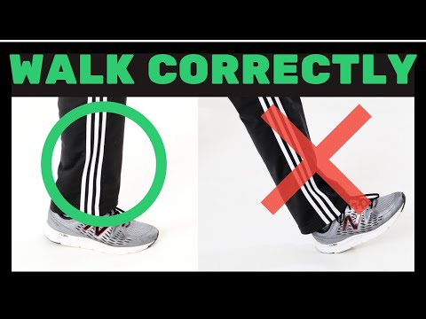 Physical Therapist Shows How to Walk Correctly