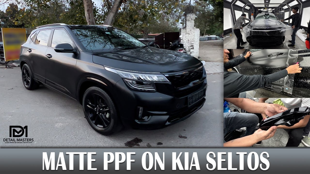 Matte PPF (Paint Protection Film) on Kia Seltos Detailmasters