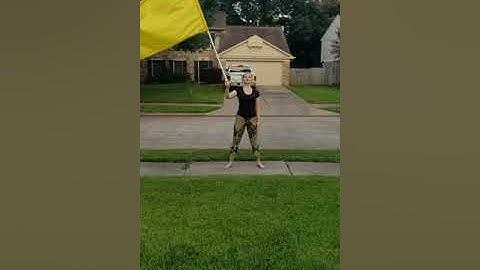 Thumb flips. Colorguard 101