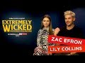 Zac Efron and Lily Collins warn people about dangers of dating and say they love escape rooms!