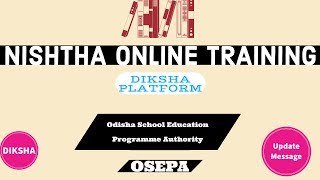 Nishtha Online Training on Diksha Platform