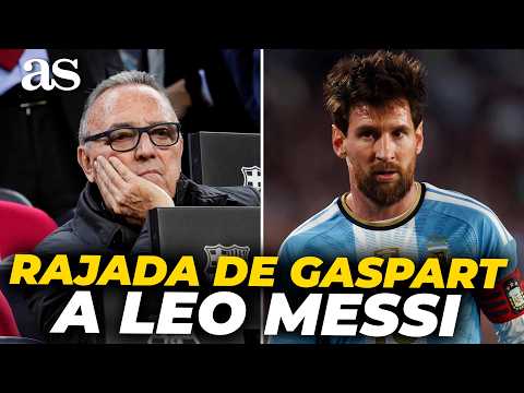 GASPART lashes out at LEO MESSI: "He should be careful..."