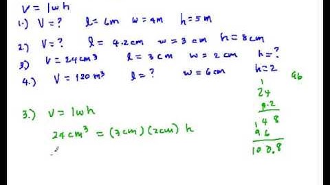 V02 Volume of a Rectangular Solid Part 1