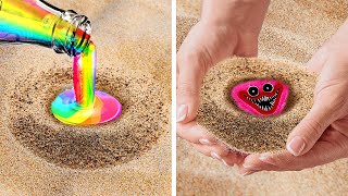 УНИКАЛЬНЫЕ ГАДЖЕТЫ И ИГРУШКИ || Что спрятано в песке?💕Игрушки-антистресс своими руками💰123GO! SCHOOL - 13 ✅