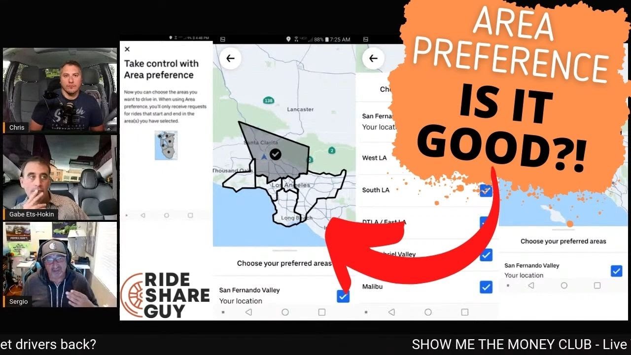 How "Area Preference" Is Working For Uber Drivers When To Use It