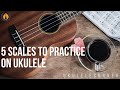 5 scales to practice on ukulele