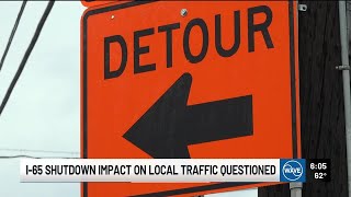 Questions go unanswered about planned shutdown of I-65 and impact on local traffic