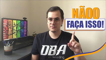 6 AÇÕES QUE O DBA JR NÃO DEVE FAZER | DBA ON BOARDING (SQL SERVER)