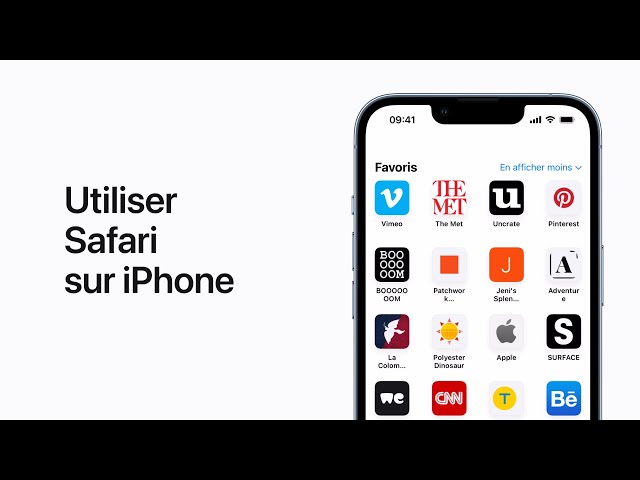 Surfer sur le Web à l'aide de Safari sur l'iPhone - Assistance Apple (FR)