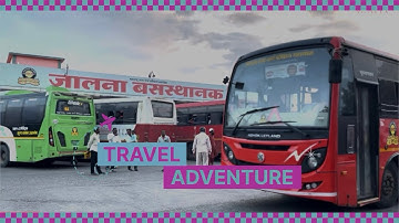 🚍 Jalna Bus Stand Live | MSRTC Lalpari, BS6, Electric AC Bus, Nili Pari | MSRTC Jalna Depot 2025