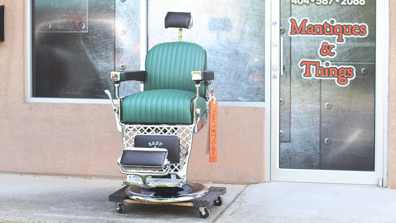 Antique Barber Chairs And Parts