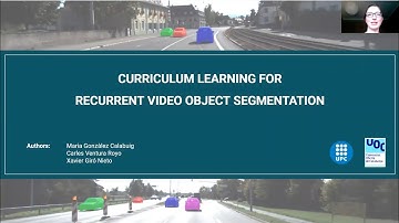 Curriculum Learning for Recurrent Video Object Segmentation - Maria Gonzalez - ECCV Workshops 2020