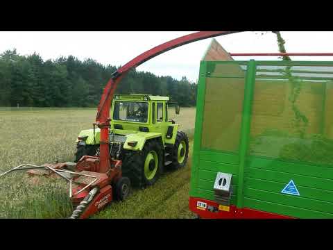 Maishäckseln 2016 mit MB-trac, Fendt und Kemper Champion 2200