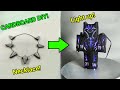 Necklace turn into Black Panther - vibranium energy - Cardboard Diy - Black Panther2018 infinity war