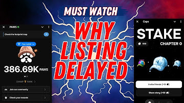 Why Paws and Caps Listing is Delay | Caps Wallet Connect | Caps NFT Staking | Paws New Task Update