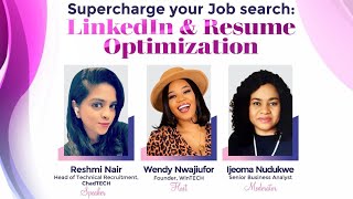 SUPERCHARGE YOUR JOB SEARCH: HOW TO TAILOR YOUR RESUME AND LINKEDLN PROFILE TO ATTRACT RECURITERS