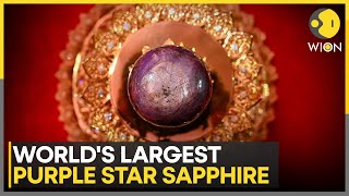 Sri Lanka Worlds Largest Purple Star Sapphire Unveiled Rare Gemstone Valued At 300 Million Wion