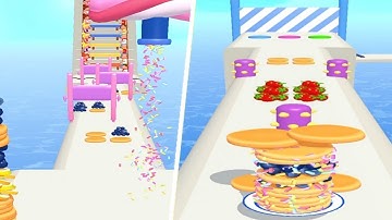 Pancake Run - All Levels Gameplay Android, iOS #3
