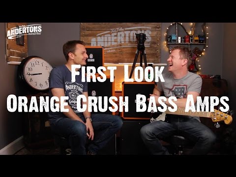 All About The Bass - First Look - Orange Crush Bass Amps