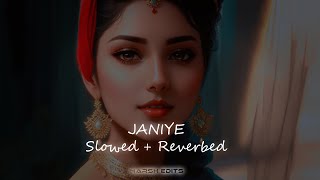 JANIYE || Lofi || Netflix || Chor Nikal K Bhaga || Harsh Edits