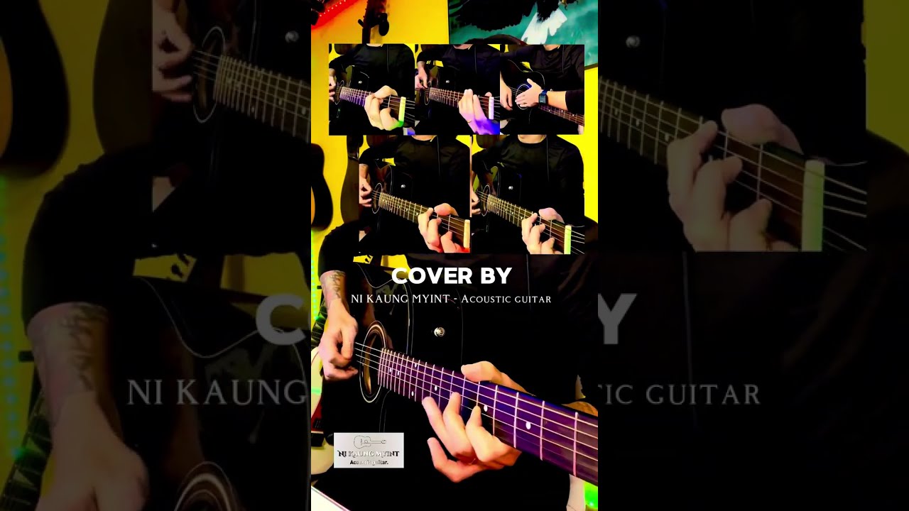 ထက်နေခြည် - အမုန်းဖွဲ့တေး - မြင့်မိုးအောင် - Full-Intro/Solo-Acoustic guitar cover.