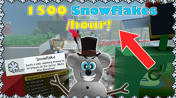 *BEST* Method to Get SNOWFLAKES!  | Bee swarm simulator