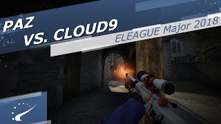paz vs. Cloud9 - ELEAGUE Major 2018