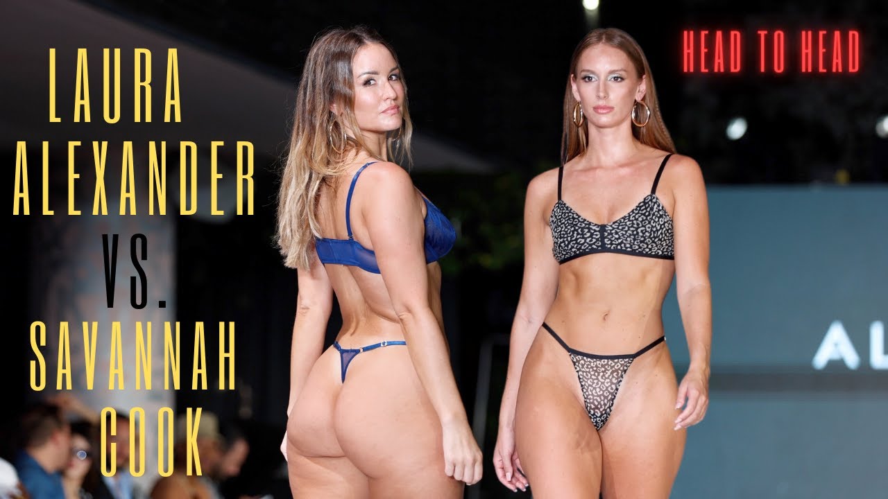 Laura Alexander and Savannah Cook / Miami Swim Week 2023