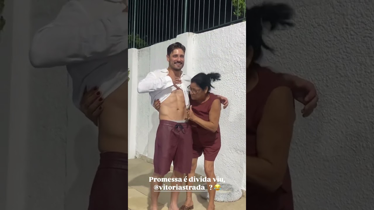 🚨PODE ISSO? Delma beija barriga do namorado de Vitória Strada 