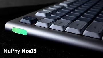 NuPhy Nos75 Low-Profile Keyboard Sound Test | FR4 & Aluminum Plates!