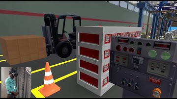 Industrial Plant Interior Walkthrough  with HTC Vive