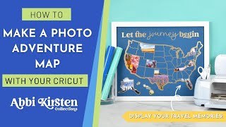 How To A Make a Custom Photo Map with Cricut! Tutorial + SVG Templates screenshot 5