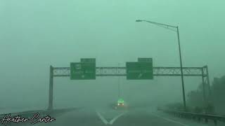 Dash Cam Footage From Tornado Warned Storm!