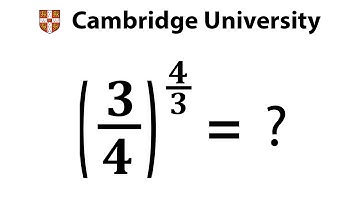 Cambridge University Interview Question